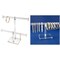 Clear Acrylic 2 Tier T-Bar & Round T-Bar 10" Jewelry Display Stands Kit 2 Pcs